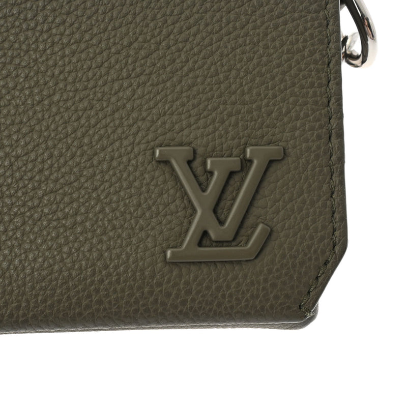 LOUIS VUITTON ルイヴィトン モノグラム ファストライン ウェアラブル ウォレット カーキ系 M82086 メンズ レザー ショルダーバッグ Aランク 中古 銀蔵