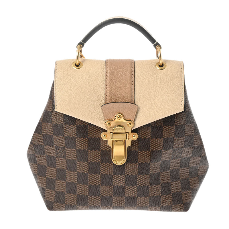 LOUIS VUITTON ルイヴィトン ダミエ クラブトンバックパック  クレーム N42259 レディース ダミエキャンバス リュック・デイパック ABランク 中古 銀蔵