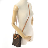 LOUIS VUITTON ルイヴィトン モノグラム プティット サックプラ 2WAY ブラウン M81295 レディース モノグラムキャンバス ハンドバッグ Aランク 中古 銀蔵