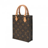 LOUIS VUITTON ルイヴィトン モノグラム プティット サックプラ 2WAY ブラウン M81295 レディース モノグラムキャンバス ハンドバッグ Aランク 中古 銀蔵