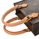 LOUIS VUITTON ルイヴィトン モノグラム プティット サックプラ 2WAY ブラウン M81295 レディース モノグラムキャンバス ハンドバッグ Aランク 中古 銀蔵