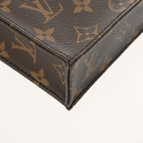 LOUIS VUITTON ルイヴィトン モノグラム プティット サックプラ 2WAY ブラウン M81295 レディース モノグラムキャンバス ハンドバッグ Aランク 中古 銀蔵