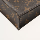 LOUIS VUITTON ルイヴィトン モノグラム プティット サックプラ 2WAY ブラウン M81295 レディース モノグラムキャンバス ハンドバッグ Aランク 中古 銀蔵