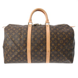 LOUIS VUITTON ルイヴィトン モノグラム キーポル 50 ブラウン M41426 ユニセックス モノグラムキャンバス ボストンバッグ ABランク 中古 銀蔵