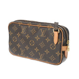 LOUIS VUITTON ルイヴィトン モノグラム ポシェット マルリーバンドリエール ブラウン M51828 レディース モノグラムキャンバス ショルダーバッグ Bランク 中古 銀蔵