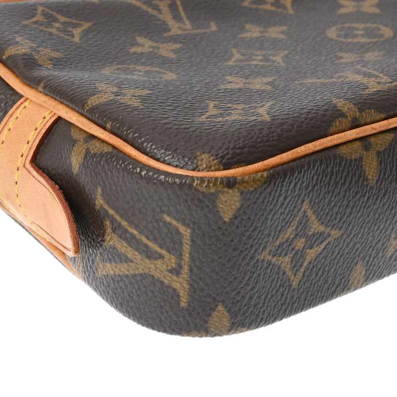 LOUIS VUITTON ルイヴィトン モノグラム ポシェット マルリーバンドリエール ブラウン M51828 レディース モノグラムキャンバス ショルダーバッグ Bランク 中古 銀蔵