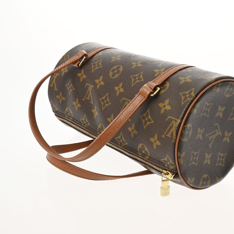 LOUIS VUITTON ルイヴィトン モノグラム パピヨン PM 旧型 ブラウン M51366 レディース モノグラムキャンバス ハンドバッグ ABランク 中古 銀蔵