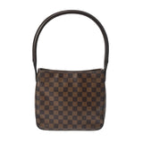 LOUIS VUITTON ルイヴィトン ダミエ ルーピング MM SPオーダー セミショルダー ブラウン N51175 レディース ダミエキャンバス ショルダーバッグ ABランク 中古 銀蔵