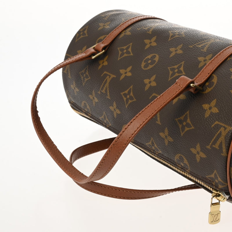 LOUIS VUITTON ルイヴィトン モノグラム パピヨン PM 旧型 ブラウン M51366 レディース モノグラムキャンバス ハンドバッグ ABランク 中古 銀蔵