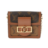 LOUIS VUITTON ルイヴィトン モノグラムリバース ピコ ドーフィーヌ 2WAY ブラウン M82749 レディース モノグラムキャンバス ショルダーバッグ Aランク 中古 銀蔵