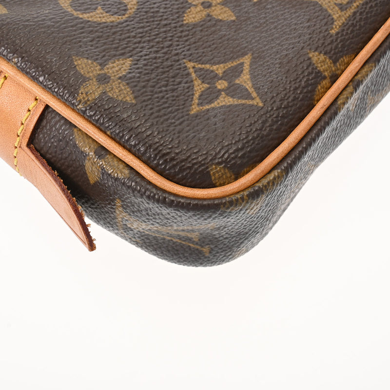 LOUIS VUITTON ルイヴィトン モノグラム ポシェット マルリーバンドリエール ブラウン M51828 レディース モノグラムキャンバス ショルダーバッグ Bランク 中古 銀蔵