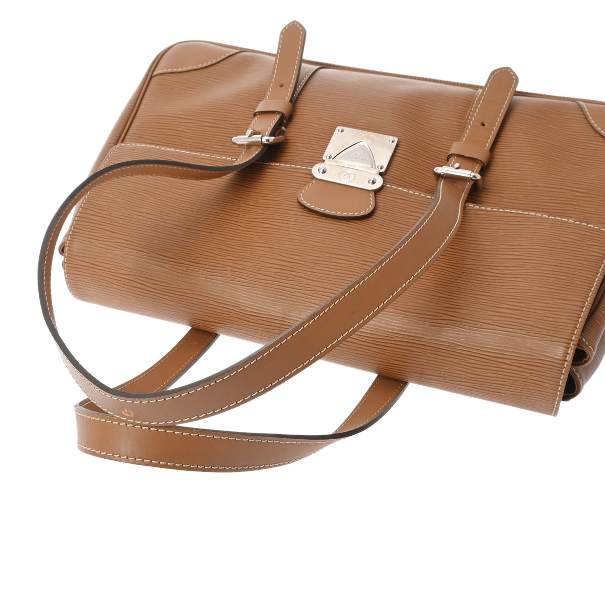 LOUIS VUITTON エピ セギュールPM ハンドバッグ キャメル