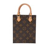 LOUIS VUITTON ルイヴィトン モノグラム プティット サックプラ 旧型 ブラウン M69442 レディース モノグラムキャンバス ハンドバッグ Aランク 中古 銀蔵