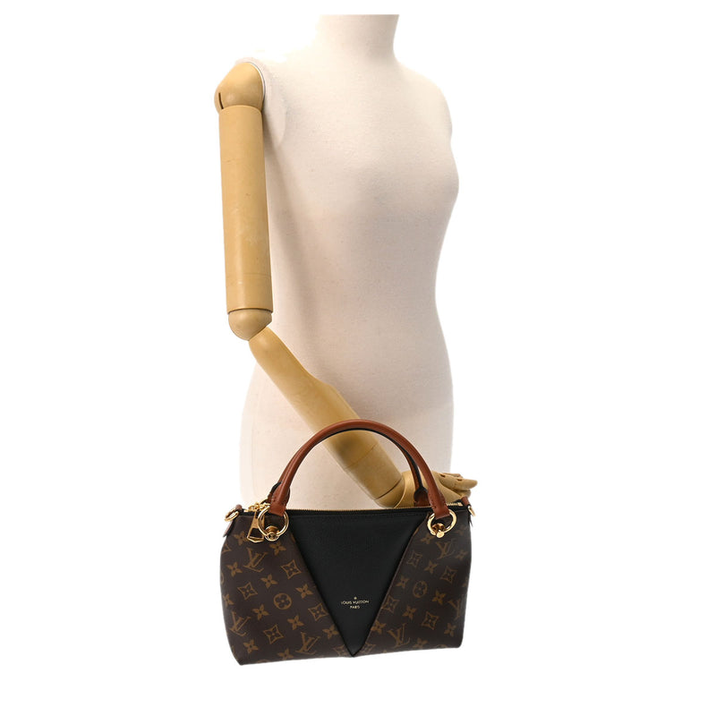 LOUIS VUITTON ルイヴィトン モノグラム Vトート BB 2WAY ノワール M43976 レディース レザー モノグラムキャンバス ハンドバッグ ABランク 中古 銀蔵