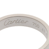 CARTIER カルティエ ミニラブリング #47 - 7号 レディース K18ホワイトゴールド リング・指輪 Aランク 中古 銀蔵