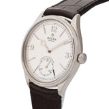 ROLEX ロレックス 1908 パーペチュアル 52509 メンズ WG/革 腕時計 自動巻き 白文字盤 Aランク 中古 銀蔵