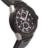 TAG HEUER タグホイヤー カレラ CAR2A1Z.FT6044 メンズ SS/ラバー 腕時計 自動巻き ブラックスケルトン文字盤 Aランク 中古 銀蔵