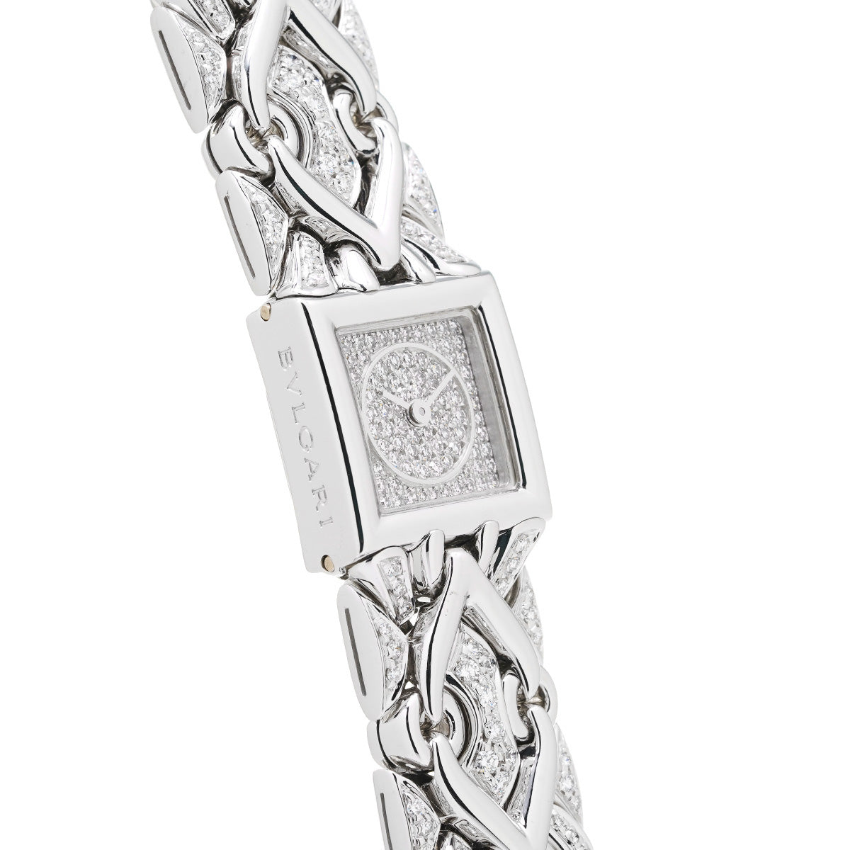 ブルガリ ミニトリカ ダイヤ文字盤 ダイヤブレスレット レディース