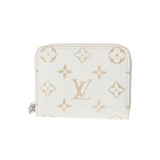 LOUIS VUITTON ルイヴィトン エキゾチックレザー ジッピーコインパース 白/ゴールド N97726 ユニセックス パイソン コインケース 新同 中古 銀蔵