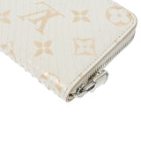 LOUIS VUITTON ルイヴィトン エキゾチックレザー ジッピーコインパース 白/ゴールド N97726 ユニセックス パイソン コインケース 新同 中古 銀蔵