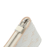 LOUIS VUITTON ルイヴィトン エキゾチックレザー ジッピーコインパース 白/ゴールド N97726 ユニセックス パイソン コインケース 新同 中古 銀蔵