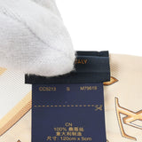 LOUIS VUITTON ルイヴィトン バンドー BB ルイゼット ゴールド M79619 レディース シルク100％ スカーフ Aランク 中古 銀蔵