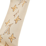 LOUIS VUITTON ルイヴィトン バンドー BB ルイゼット ゴールド M79619 レディース シルク100％ スカーフ Aランク 中古 銀蔵
