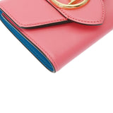 LOUIS VUITTON ルイヴィトン ポルトフォイユ LVポンヌフ コンパクト ダリア M69177 レディース スムースカーフレザー 三つ折り財布 Aランク 中古 銀蔵