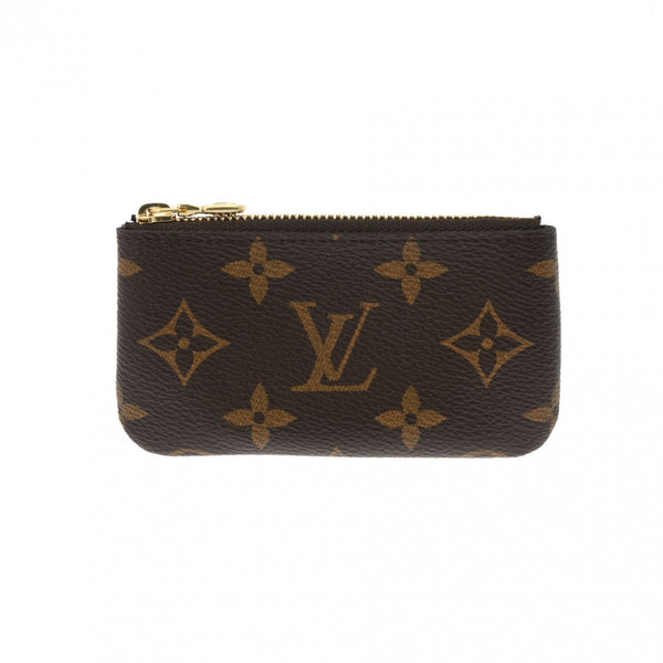 LOUIS VUITTON ルイヴィトン モノグラム ポシェットクレ  ブラウン M62650 ユニセックス モノグラムキャンバス コインケース 新同 中古 銀蔵