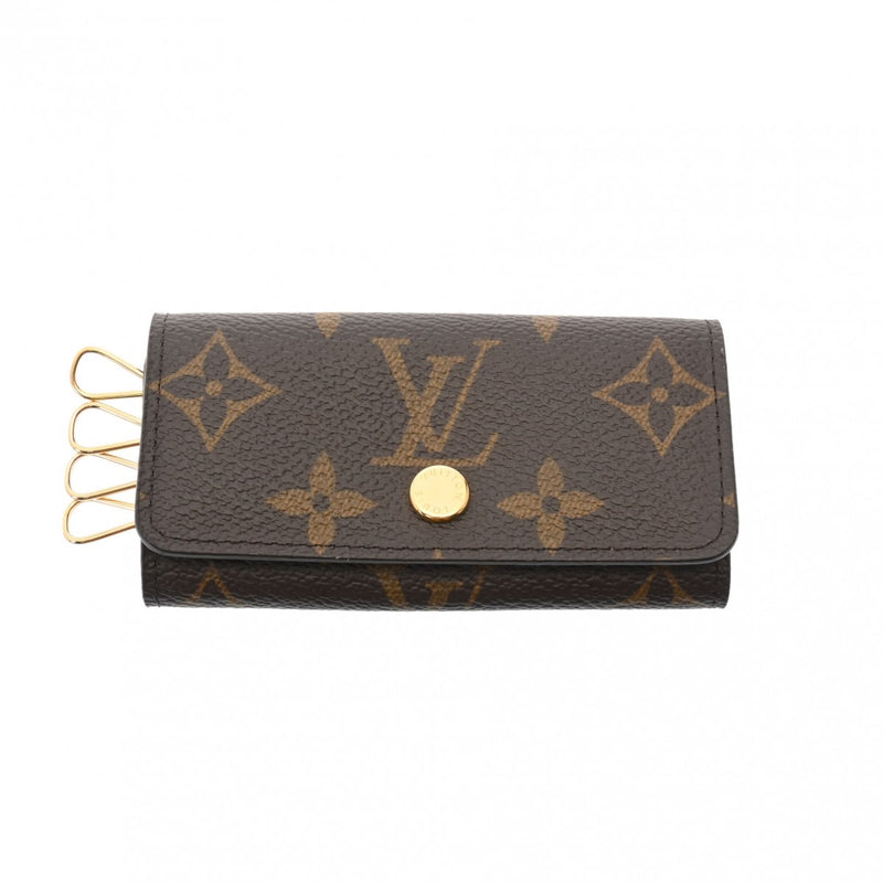 LOUIS VUITTON ルイヴィトン モノグラム 4連キーケース ブラウン M69517 レディース モノグラムキャンバス キーケース 新同 中古 銀蔵