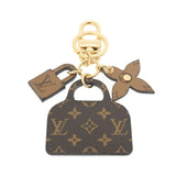 LOUIS VUITTON ルイヴィトン モノグラム イリュストレ バックトゥースクール ブラウン M01309 ユニセックス モノグラムキャンバス キーホルダー Aランク 中古 銀蔵