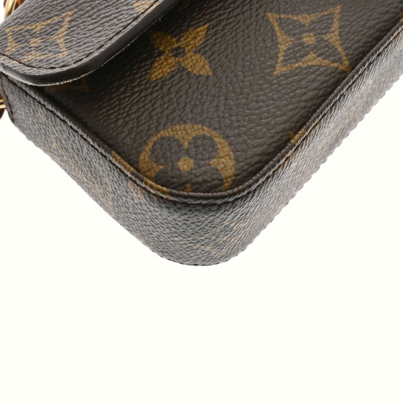 LOUIS VUITTON ルイヴィトン モノグラム ポシェットラグーン 眼鏡ケース ブラウン M60008 レディース モノグラムキャンバス ブランド小物 Aランク 中古 銀蔵