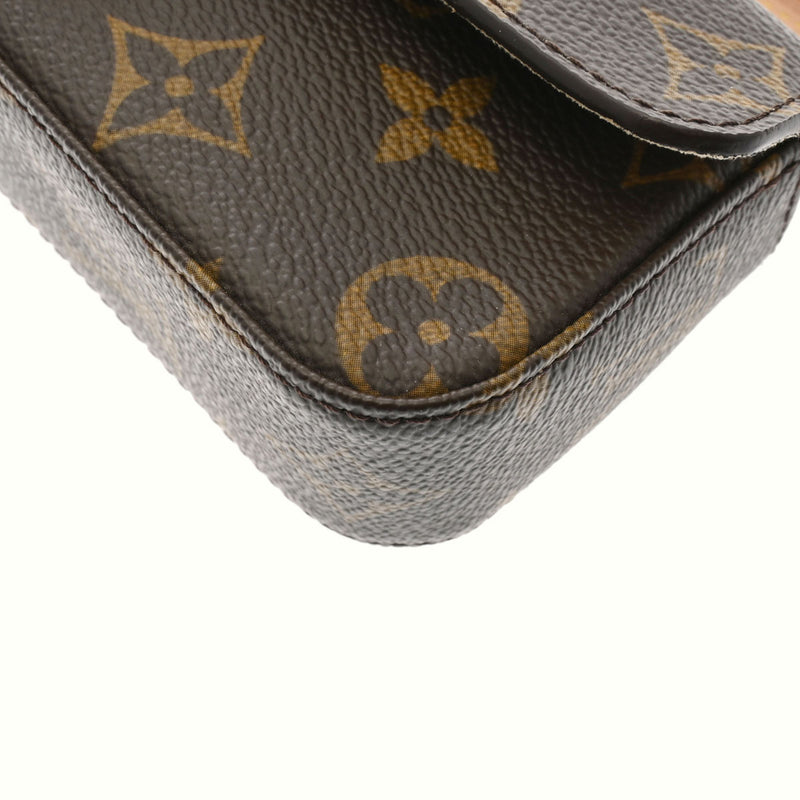 LOUIS VUITTON ルイヴィトン モノグラム ポシェットラグーン 眼鏡ケース ブラウン M60008 レディース モノグラムキャンバス ブランド小物 Aランク 中古 銀蔵