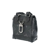LOUIS VUITTON ルイヴィトン モノグラム ポルトクレ ミニ スティーマー 黒 M00340 レディース モノグラムエクリプスキャンバス ポーチ Aランク 中古 銀蔵