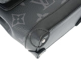 LOUIS VUITTON ルイヴィトン モノグラム ポルトクレ ミニ スティーマー 黒 M00340 レディース モノグラムエクリプスキャンバス ポーチ Aランク 中古 銀蔵
