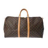 LOUIS VUITTON ルイヴィトン モノグラム キーポル 55 ブラウン M41424 ユニセックス モノグラムキャンバス ボストンバッグ ABランク 中古 銀蔵