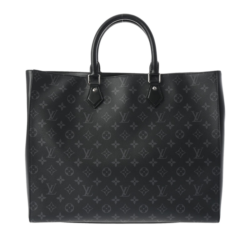 LOUIS VUITTON ルイヴィトン モノグラムエクリプス グランサック 黒/グレー M44733 メンズ モノグラムキャンバス トートバッグ 新同 中古 銀蔵