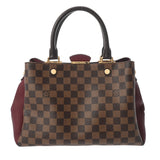 LOUIS VUITTON ルイヴィトン ダミエ ブリタニー ブラウン/ボルドー N41675 レディース ダミエキャンバス ハンドバッグ Aランク 中古 銀蔵