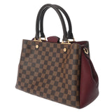 LOUIS VUITTON ルイヴィトン ダミエ ブリタニー ブラウン/ボルドー N41675 レディース ダミエキャンバス ハンドバッグ Aランク 中古 銀蔵