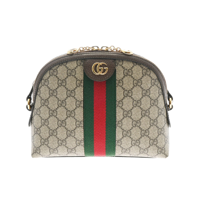 GUCCI グッチ オフィディア ショルダーバッグ ベージュ ゴールド金具 499621 レディース PVC ショルダーバッグ ABランク 中古 銀蔵