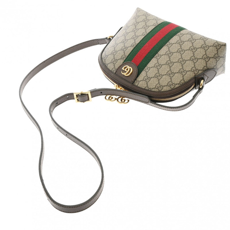 GUCCI グッチ オフィディア ショルダーバッグ ベージュ ゴールド金具 499621 レディース PVC ショルダーバッグ ABランク 中古 銀蔵