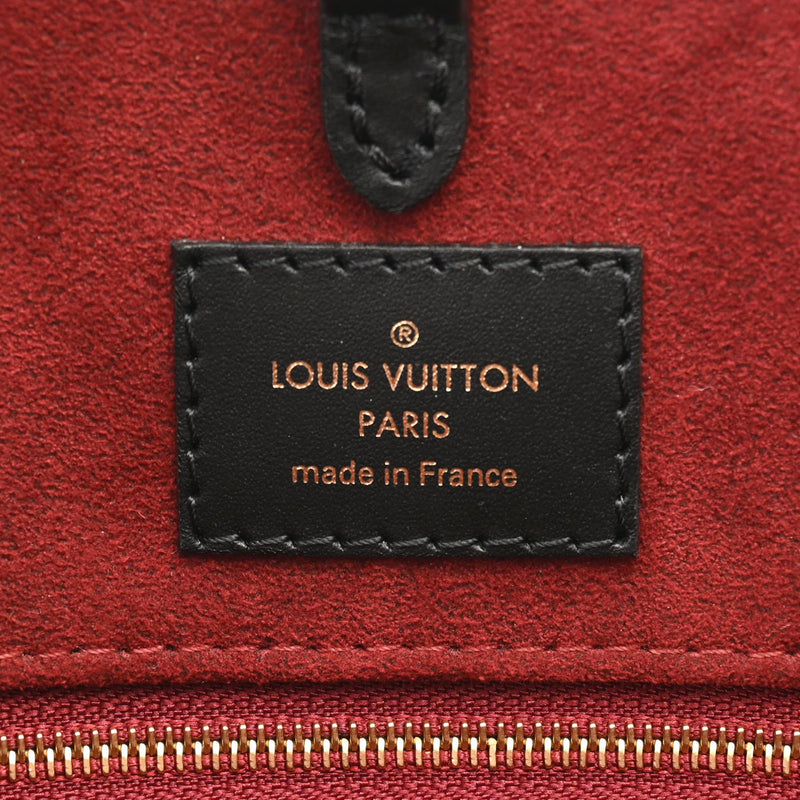 LOUIS VUITTON ルイヴィトン モノグラムアンプラント オンザゴー MM 2WAYトート 黒/ベージュ M45495 レディース レザー ハンドバッグ Aランク 中古 銀蔵