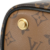 LOUIS VUITTON ルイヴィトン モノグラムリバース ヴァニティNV PM 2WAY ブラウン M45165 レディース モノグラムキャンバス ハンドバッグ Aランク 中古 銀蔵