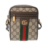 GUCCI グッチ GGマーモント オフィディア ショルダーバッグ ベージュ 735403 レディース PVC ショルダーバッグ Aランク 中古 銀蔵