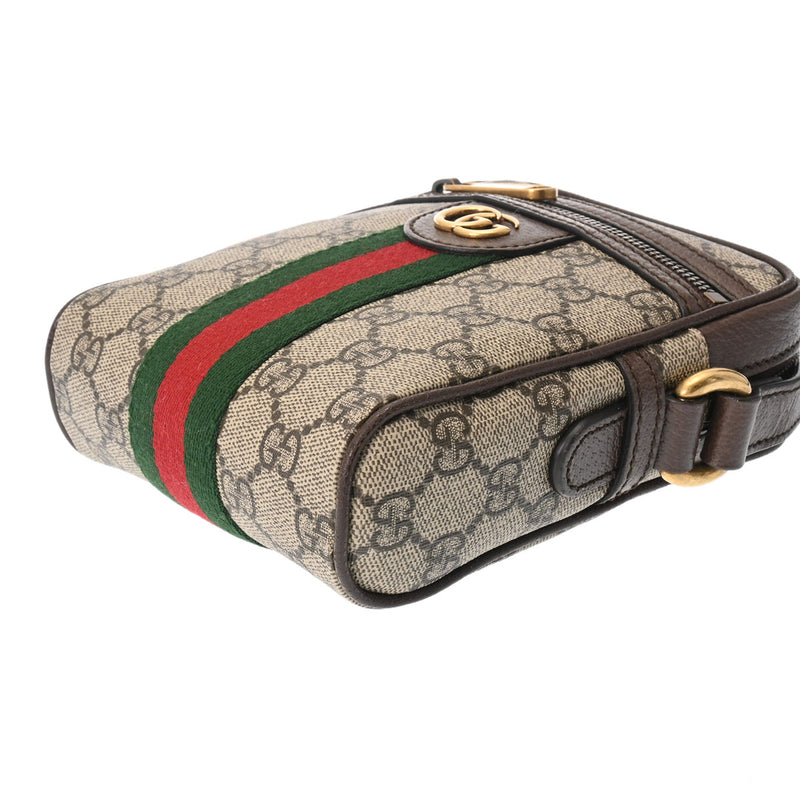 GUCCI グッチ GGマーモント オフィディア ショルダーバッグ ベージュ 735403 レディース PVC ショルダーバッグ Aランク 中古 銀蔵