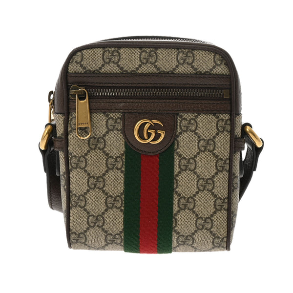 GUCCI グッチ オフィディア  ベージュ 598127 レディース PVC ショルダーバッグ Aランク 中古 銀蔵