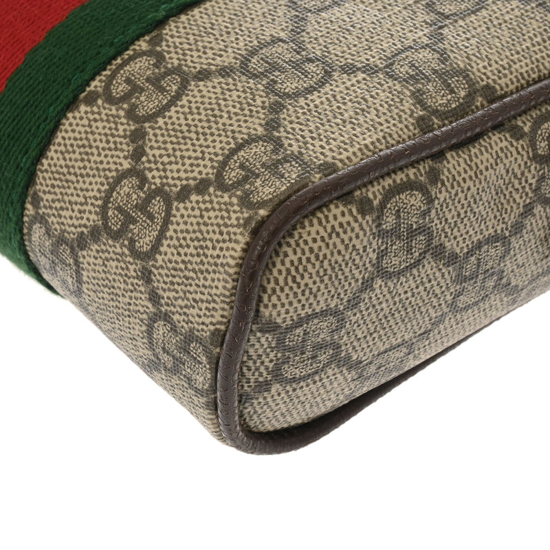 GUCCI グッチ オフィディア  ベージュ 598127 レディース PVC ショルダーバッグ Aランク 中古 銀蔵