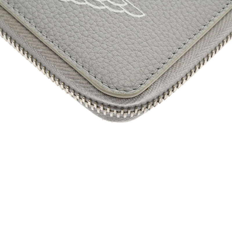 CHRISTIAN DIOR クリスチャンディオール ウイングズウォレット Air Dior グレー - メンズ カーフ 二つ折り財布 Aランク 中古 銀蔵