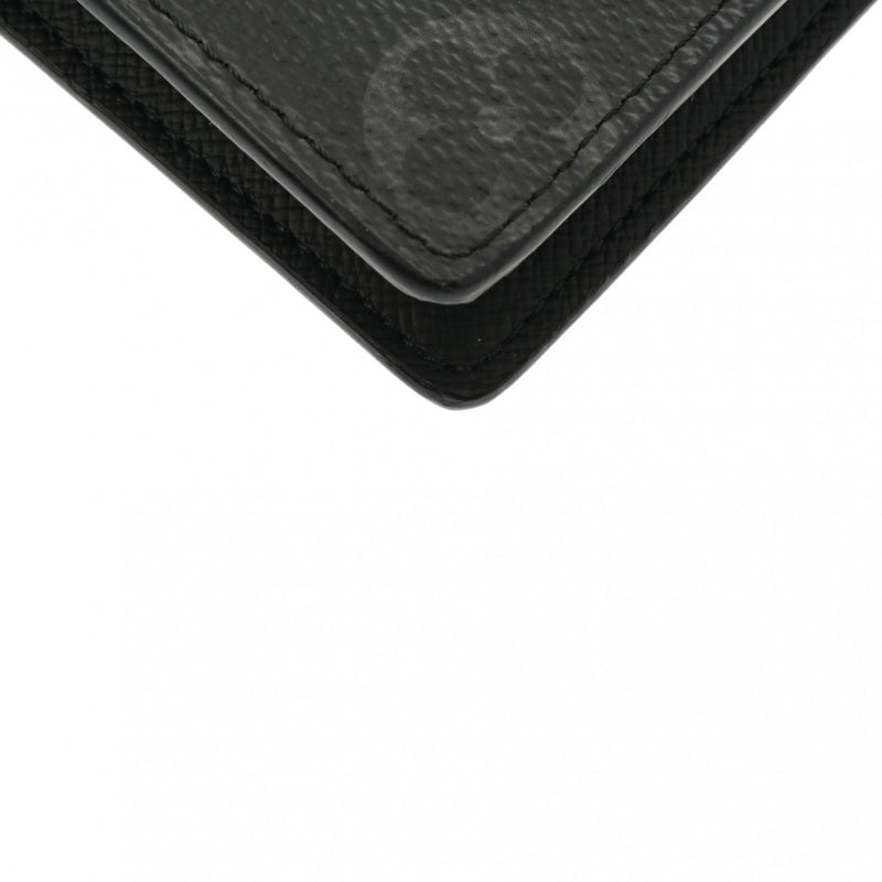 LOUIS VUITTON ルイヴィトン モノグラムエクリプス ポルトフォイユ ブラザ フラグメントコラボ 黒 M62516 メンズ モノグラムキャンバス 長財布 未使用 銀蔵