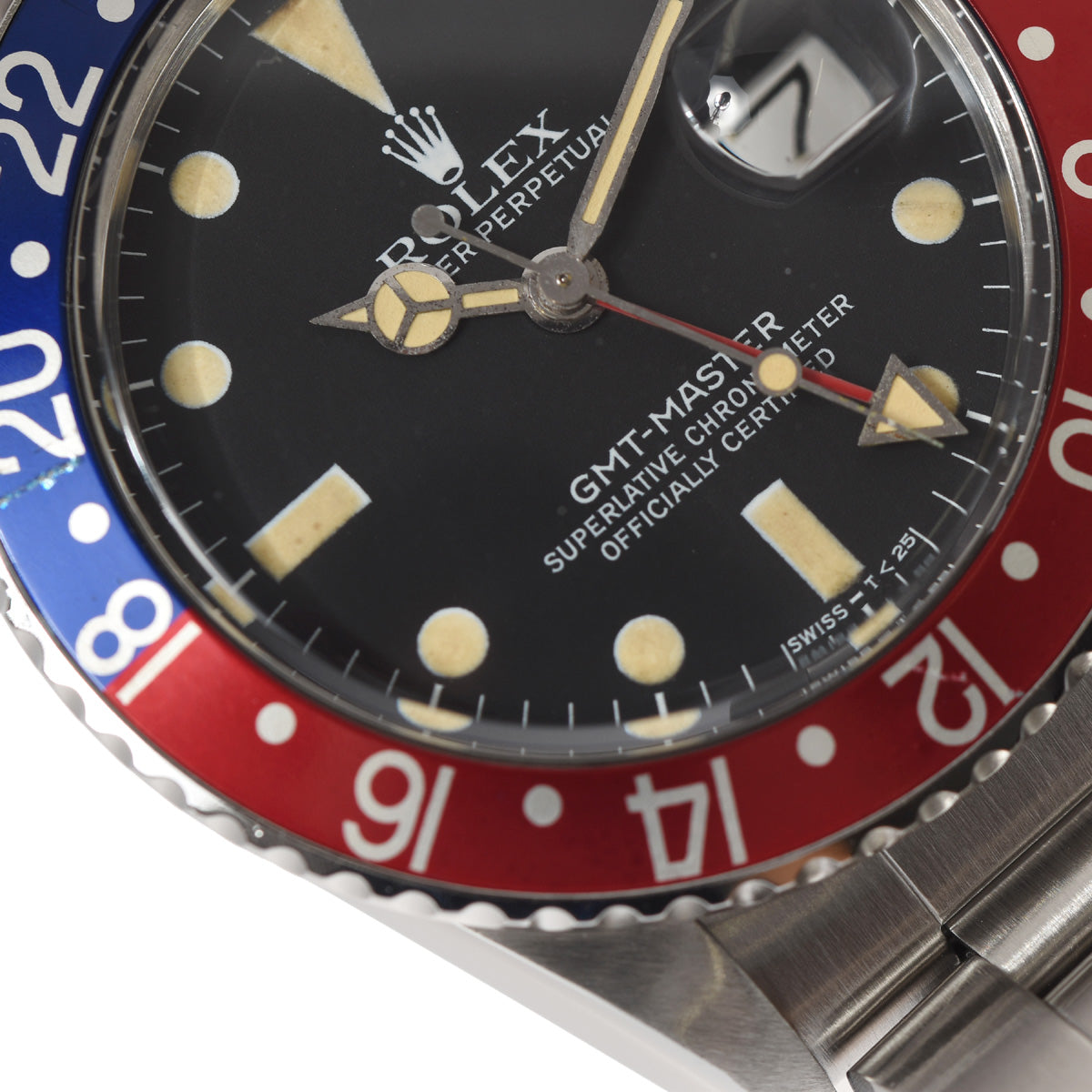 ロレックスGMTマスター 赤青ベゼル オールトリチウム フチなし メンズ 腕時計 16750 ROLEX 中古 – 銀蔵オンライン